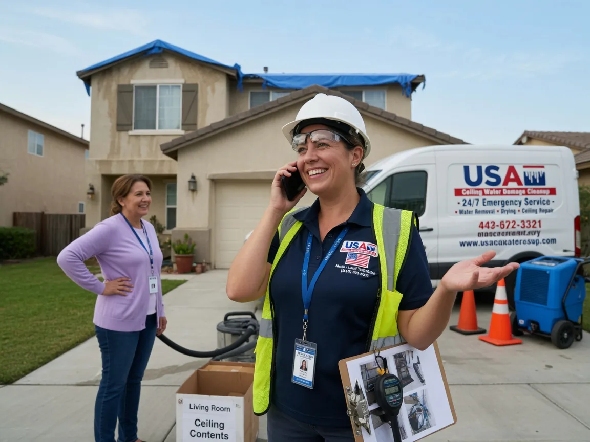 Ceiling Water Damage Restoration Cambria, IL FAQs